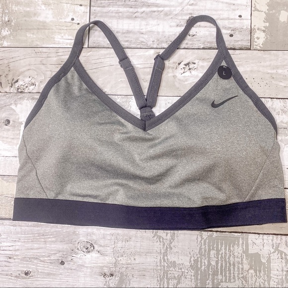 Nike Other - Nike pro Indy sports bra grey/black NWT